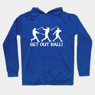 Vintage GET OUT BALL Homerun Dinger Baseball Softball Hitter Hoodie